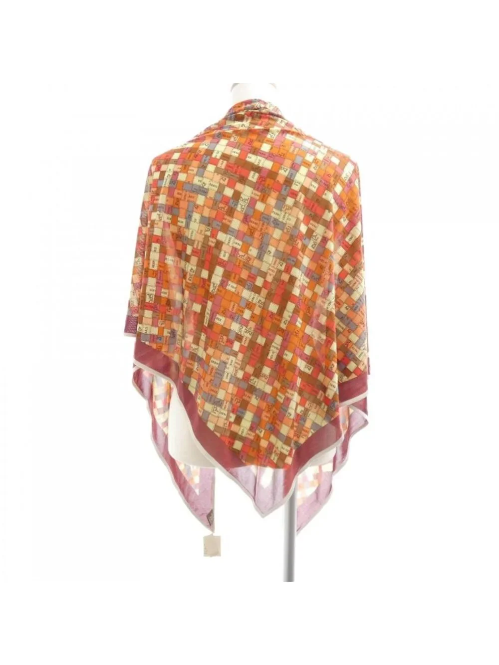 ★SOLD★ Hermes Bolduc Shaw Scarf - Picture 2 of 5